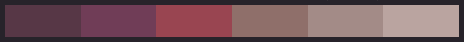 Red hued color palette.