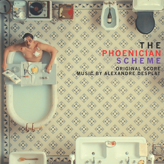 The album cover art for the The Phoenician Scheme Original Score.