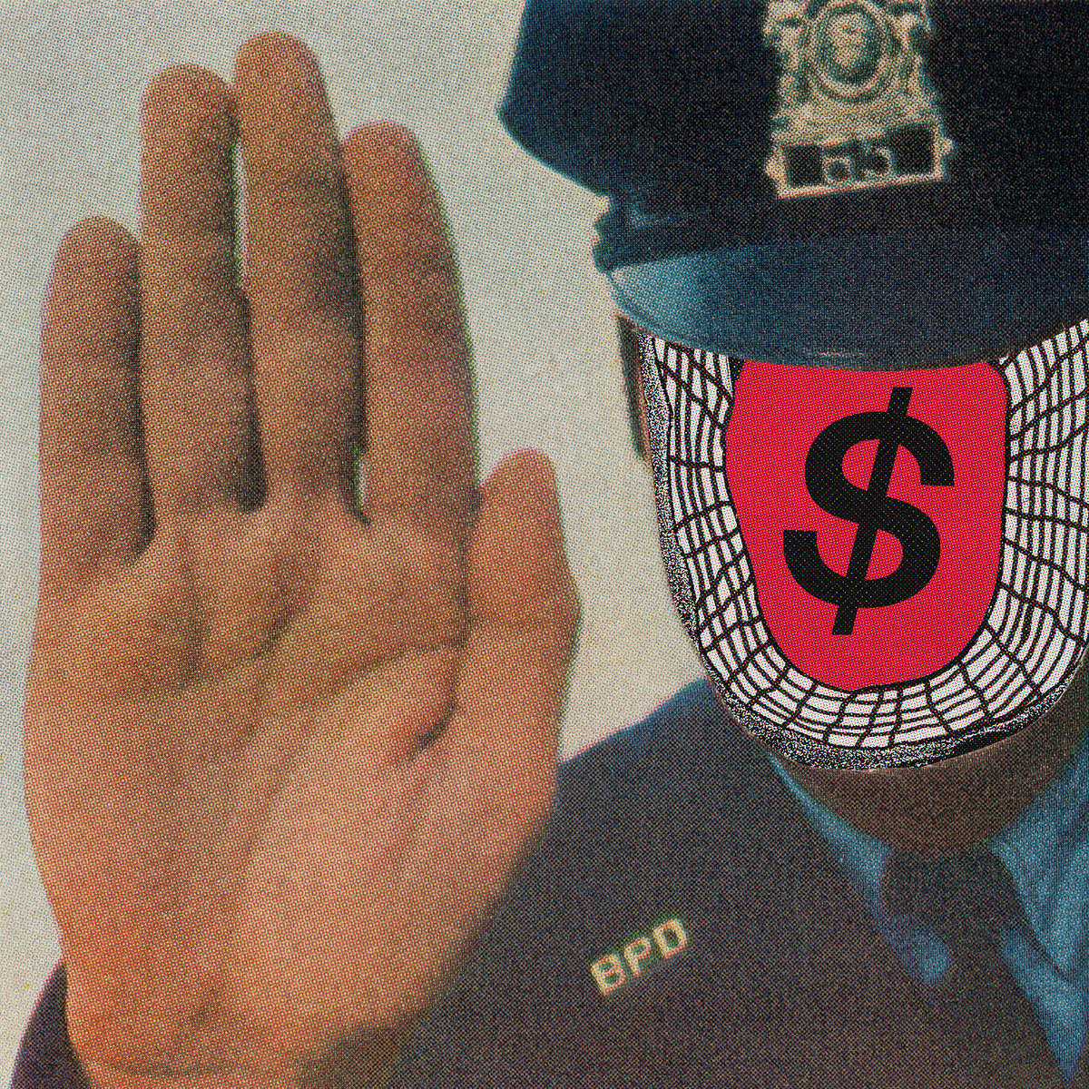 cover for Cold 2 The Touch by Angel Du$t featuring some juicy halftone textures hell yeah 