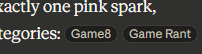 Picture of a claim with two citation buttons for "Game8" and "GameRant".