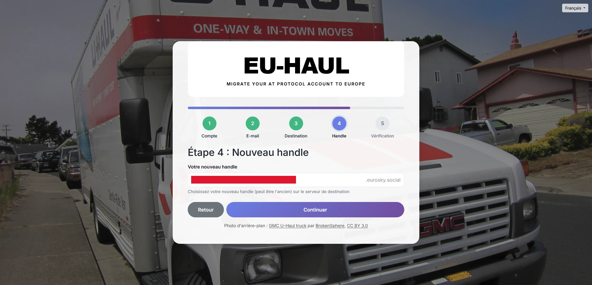 Étape 4 : Nouveau handle