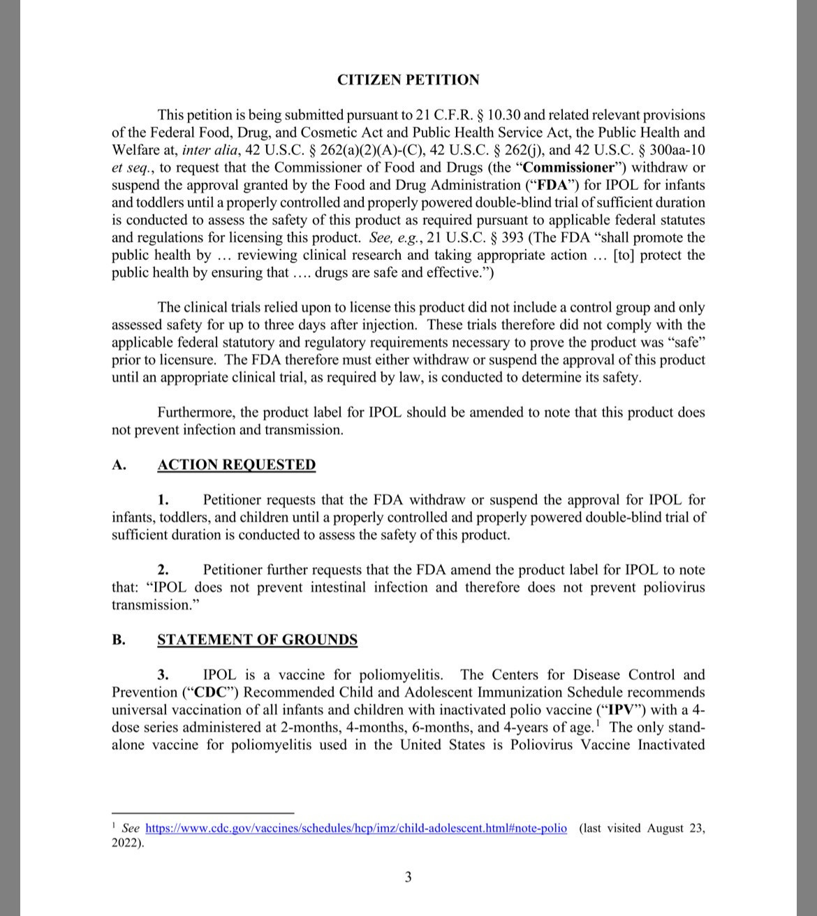 The line at the end with the URL, after the horizontal line, is shown as a footer, and the very last “3” is the page number. The text ends mid-sentence above the footer.