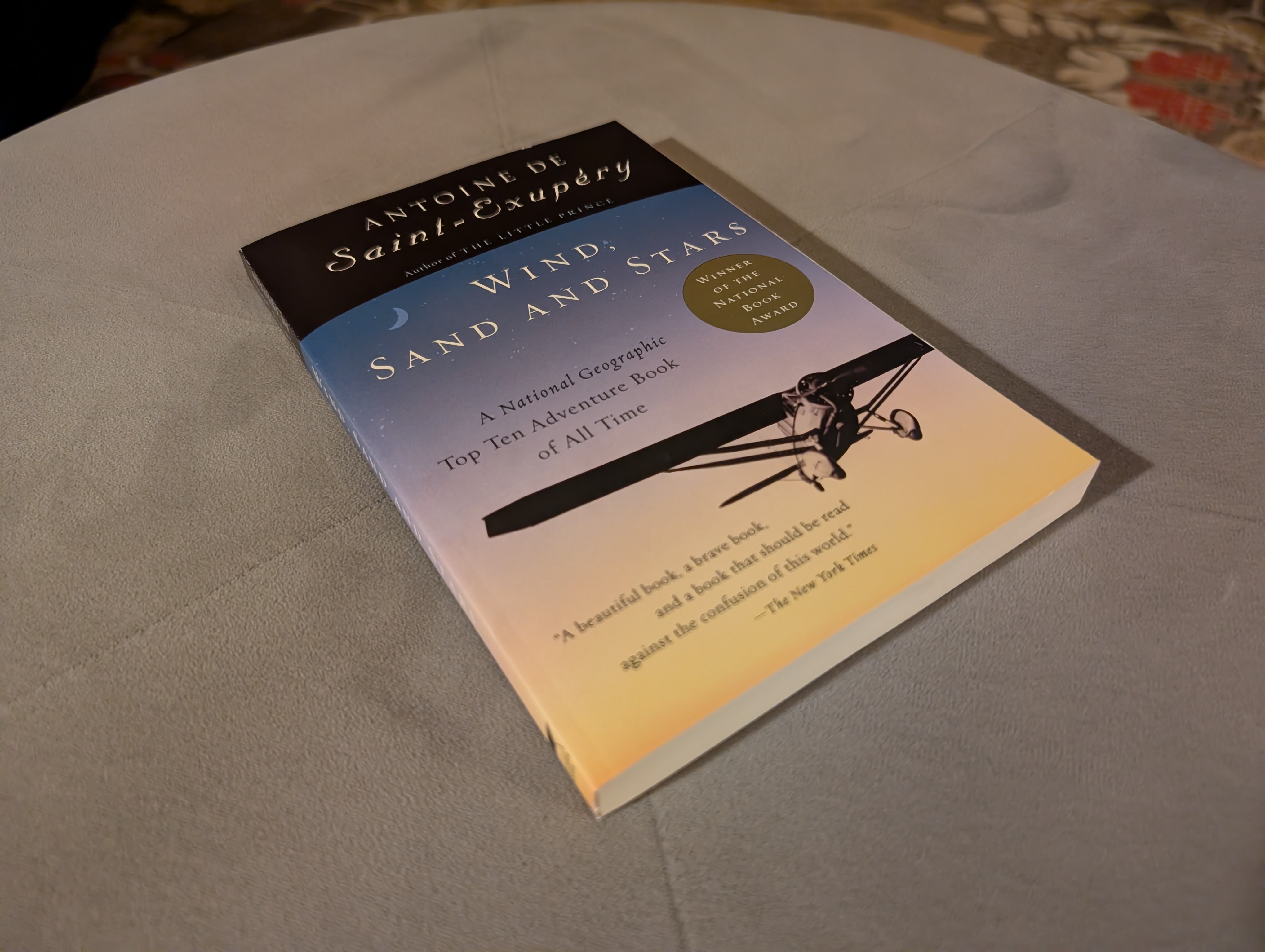 Cover of Antoine de Saint Exupéry's "Wind, Sand and Stars"