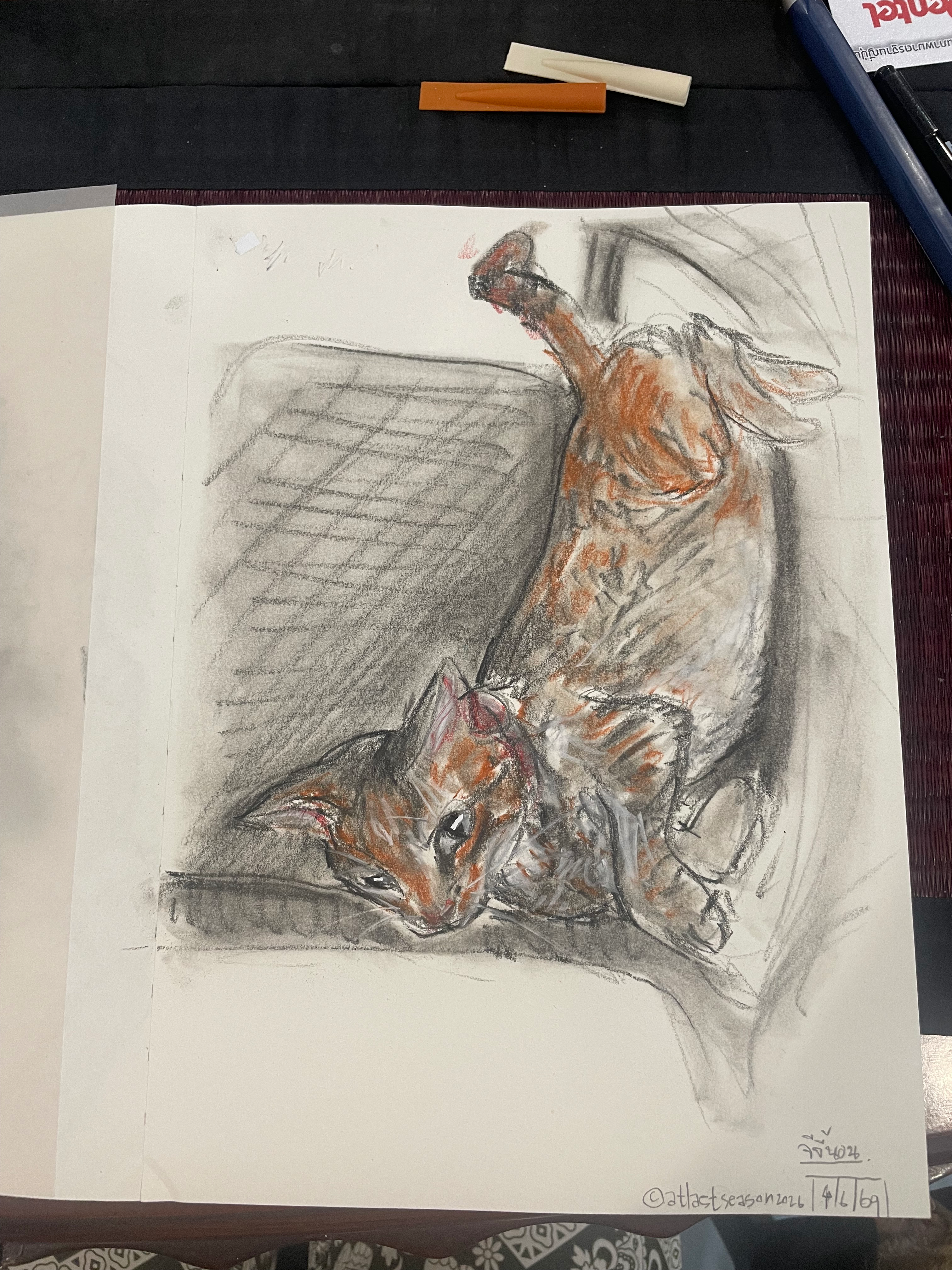 "Chichi Sleeping" a sketch portraits by atlastseason 2026 4/6/2026