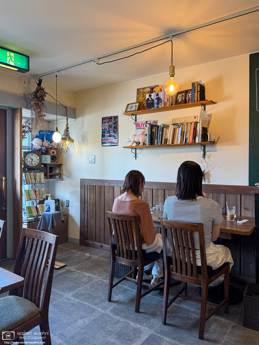 Interior photo taken at Cafe BALTHUS in Hakodate, Japan. © 2025 Norbert Woehnl Photography.