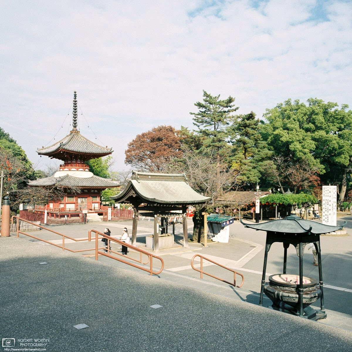 View outside the main hall of Kitain Temple in Kawagoe, Saitama Prefecture, Japan. © 2021 Norbert Woehnl Photography.