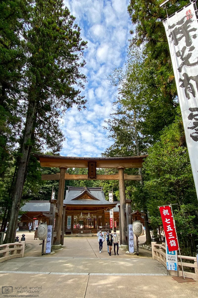 Hotaka Jinja is a nautical-themed shrine set amid cedar and pine woods in the Hotaka area of Azumino in Nagano Prefecture, Japan. © 2022 Norbert Woehnl Photography.