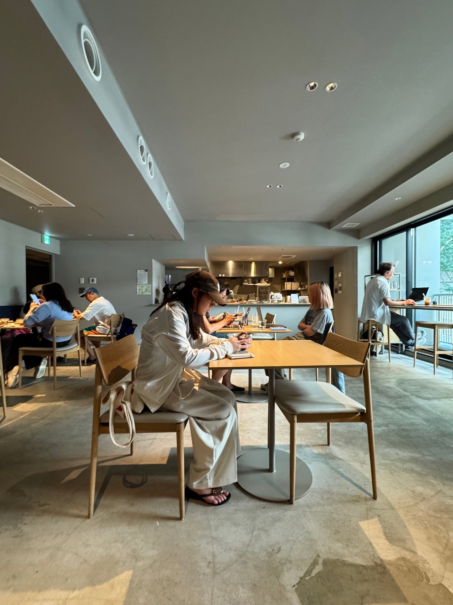 Interior photo of Sols Coffee Apartment in the Itabashi Ward of Tokyo, Japan. © 2025 Norbert Woehnl Photography.
