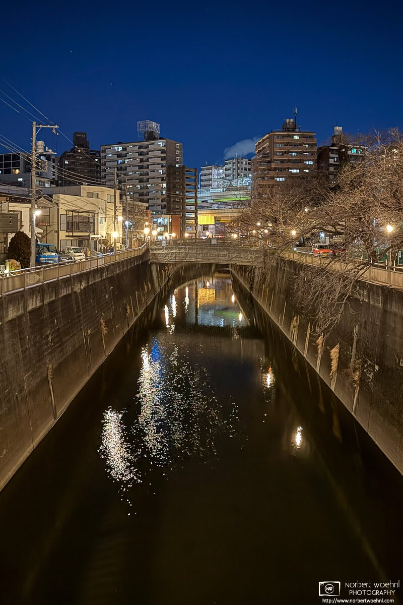 Night scene from a residential backstreet in the Itabashi Ward of Tokyo, Japan. © 2025 Norbert Woehnl Photography.