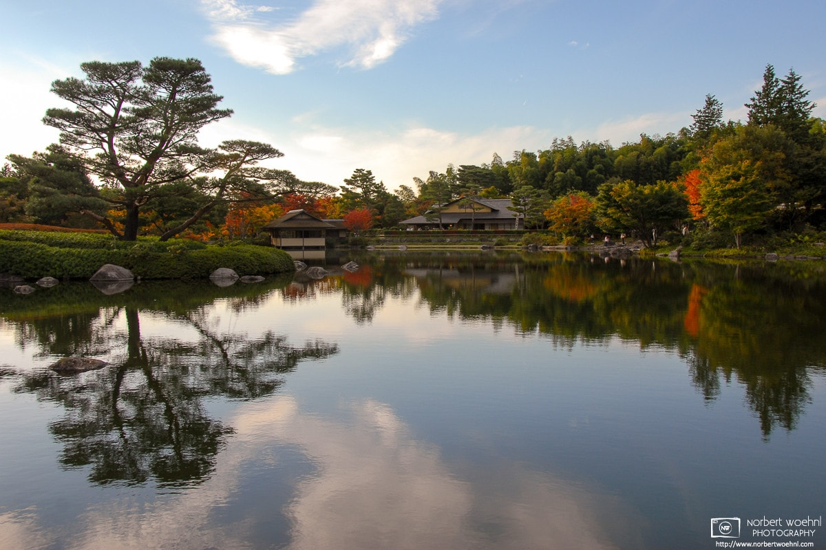 A quiet autumn afternoon scene at Showa Memorial Park in Tachikawa, Japan. © 2006 Norbert Woehnl Photography.