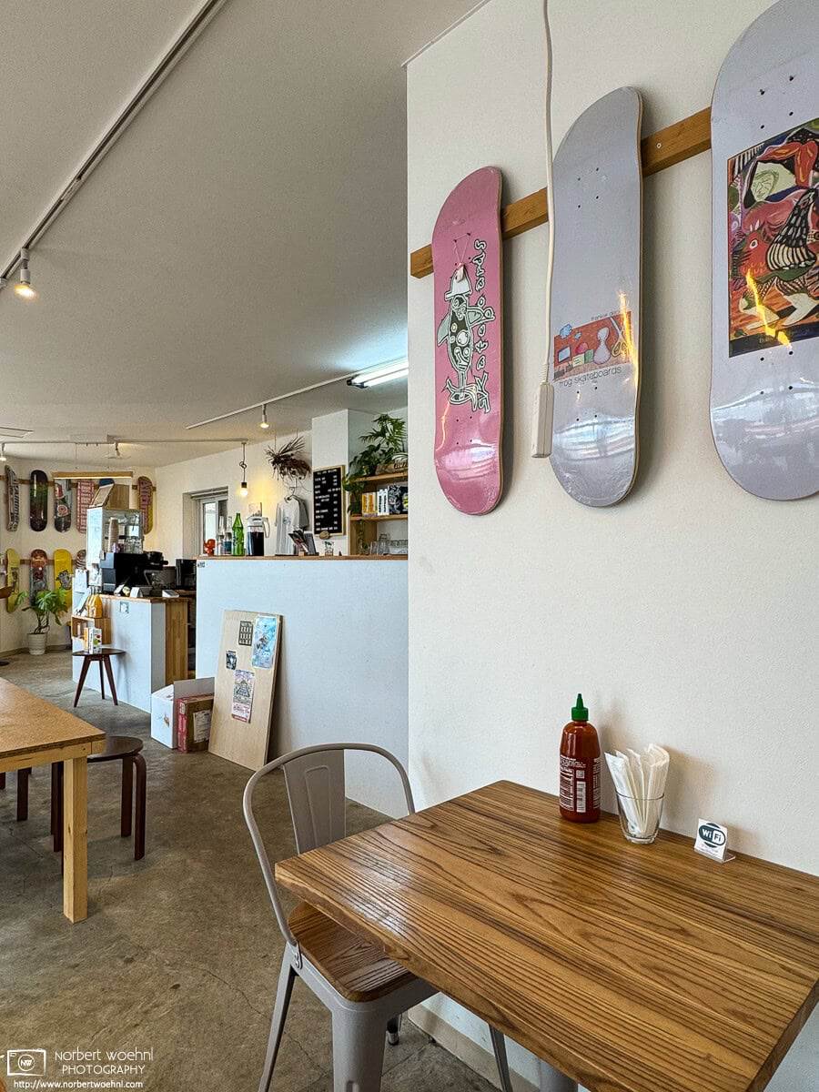 Interior photo taken at Hoteiya Sandwich Stand in Hakodate, Japan. © 2025 Norbert Woehnl Photography.