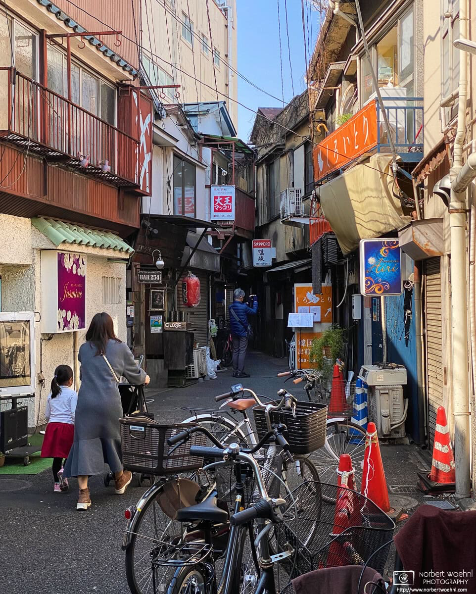 Front view of the lane of pubs. © 2022 Norbert Woehnl Photography.