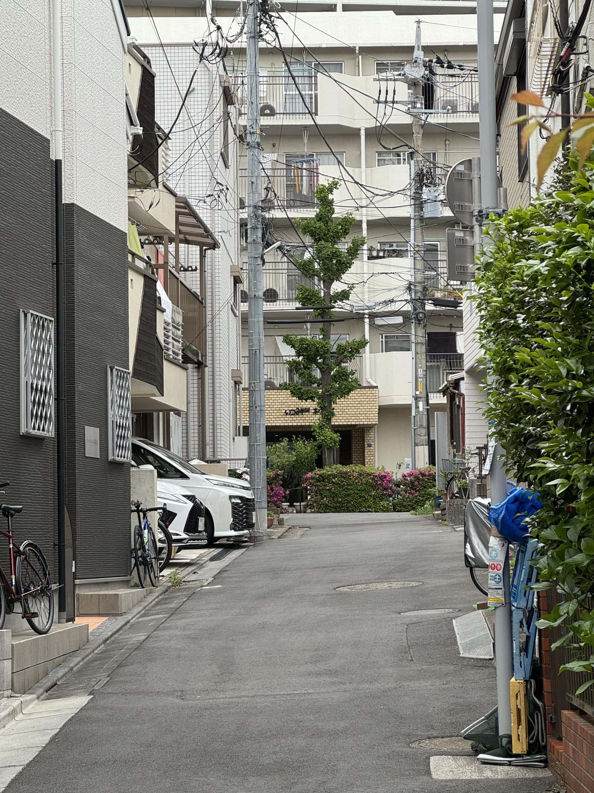 Quiet morning scene from a residential backstreet in the Oharacho area of Itabashi Ward in Tokyo, Japan. © 2026 Norbert Woehnl Photography.